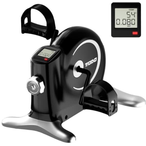 Compacte Pedaaltrainer met LCD-scherm - Verstelbare Hometrainer voor Thuisgebruik