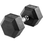 Compacte Rubberen Halter - Hexagon Halter - Ideaal voor Thuis Fitness en Krachttraining (1 kg)