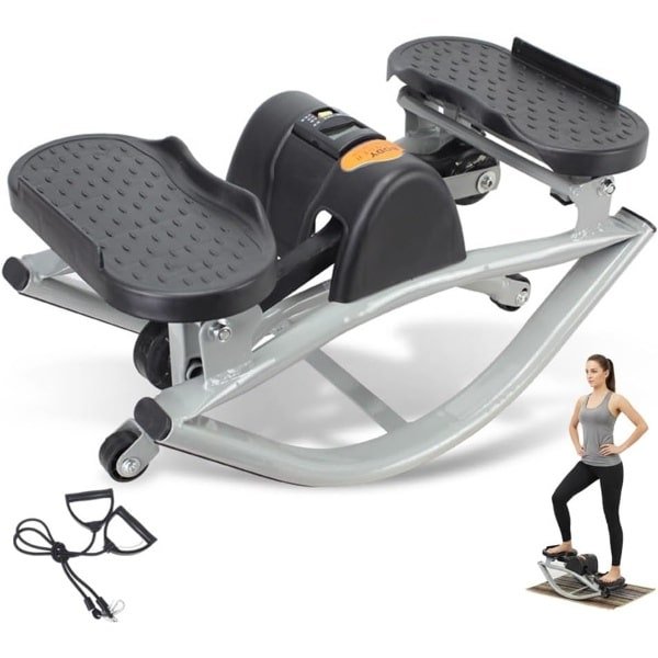 Compacte Stepper - Cardio Trainer - Thuis Fitness - Stille Werking - 50x25x25cm