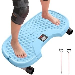 Compacte Stepper - Fitnessapparaat - Cardio Training - Twist Functie - 55 x 30 cm - Blauw