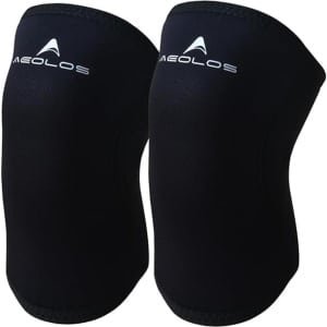 Compressie Kniebandages voor Sporters - 7 mm Neopreen, Ondersteuning voor Krachttraining en Blessurepreventie