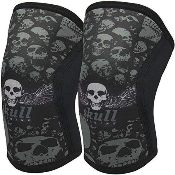 Compressie Kniebeugels voor Squats en Gewichtheffen - 7mm Kniemouwen voor Krachttraining