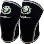 Compressie Kniebeugels voor Squats en Gewichtheffen - 7mm Kniemouwen voor Krachttraining en Cross Training