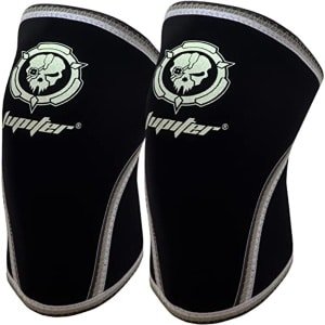Compressie Kniebeugels voor Squats en Gewichtheffen - 7mm Kniemouwen voor Krachttraining en Cross Training