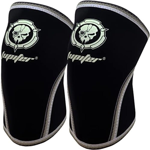Compressie Kniebeugels voor Squats en Gewichtheffen - 7mm Kniemouwen voor Krachttraining en Cross Training