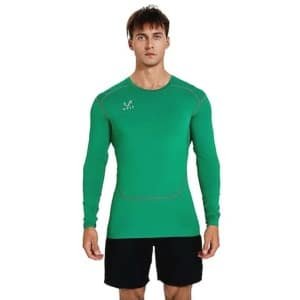 Compressie T-Shirt Heren Lange Mouw Thermisch Ademend Sneldrogend Sport Fitness Hardlopen Training Voetbal Basketbal Crossfit