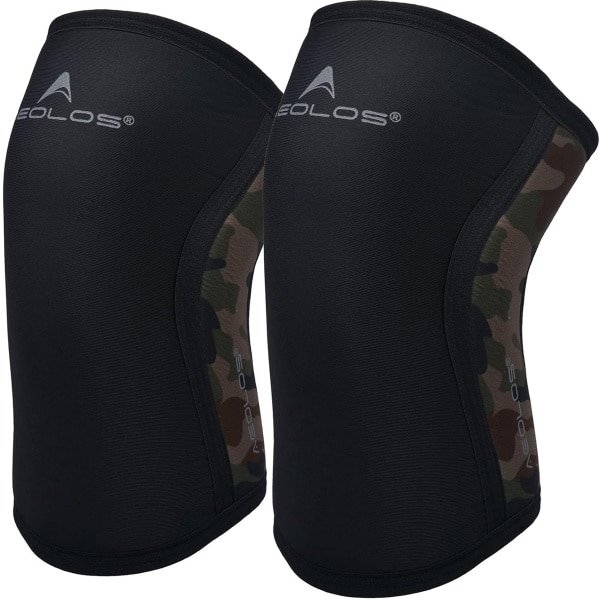 Compressiekousen Kniebandages 7mm voor Krachttraining en Fitness (1 Paar)