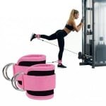 Consumerce® Fitness Enkel Straps - 2 Stuks - Roze - Enkelband Lifting - Krachttraining Sport - Ankle Cuff Strap