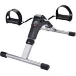 Creatorally Binnenhuis Opvouwbare Fietstrainer - Stoelfiets - Opvouwbare Bureaufiets met Display - Mini Hometrainer - Under Deskbike - Mobiliteitstrainer - Fitness - Bewegen Tijdens Je Werk - Beentrainer