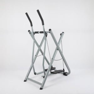 Cross Trainer - Hometrainer Elliptisch - Full Body Workout - Opvouwbaar Ontwerp - Max 113kg - Zilver