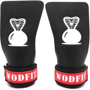 Crossfit Handgrepen 3-Gaten Carbon voor Pull-Ups en Gewichtheffen met Polsbanden