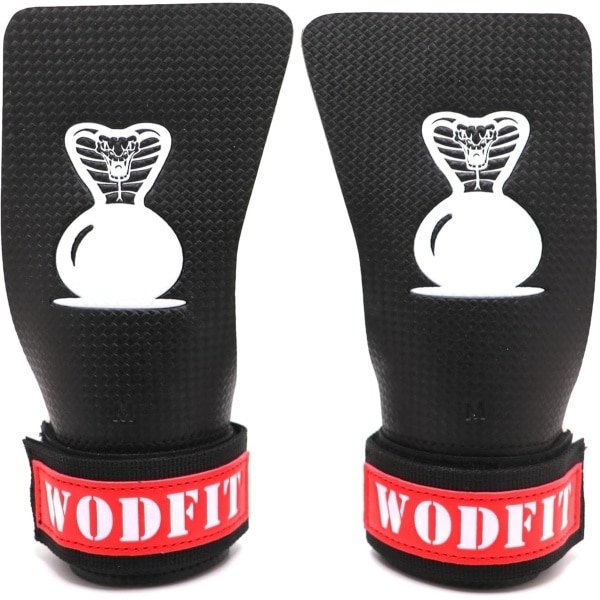 Crossfit Handgrepen 3-Gaten Carbon voor Pull-Ups en Gewichtheffen met Polsbanden