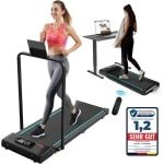 DYNA® Loopband Inklapbaar - Loopband Inklapbaar Met Helling - Loopband - Blauw - 113cm x 49cm x 11cm