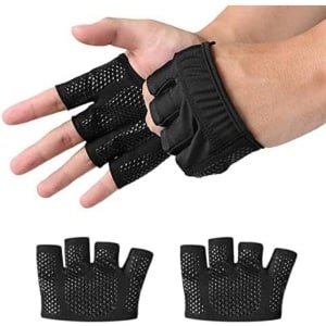 Daity Een paar fitnesshandschoenen, 18 cm handomtrek, unisex anti-eelt trainingshandschoenen met goede grip, geschikt voor krachttraining, gewichtheffen, suspension training, fietsen, yoga en andere sporten, en bieden effectieve bescherming.