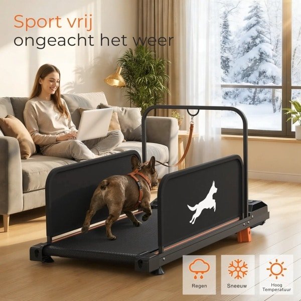 Damenzo - Honden loopband - Loopband - Loopband inklapbaar - Loopbanden voor thuis - Wandelband - Hond - Honden training - Honden speelgoed