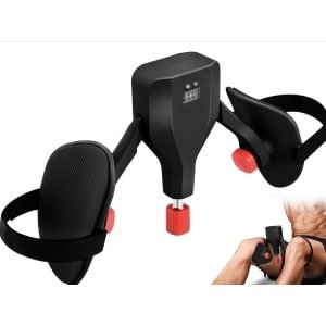 Dij Trainer - Heup Trainer - Thuis Krachttraining - Verstelbare Weerstand - 18cm Hoog - Zwart
