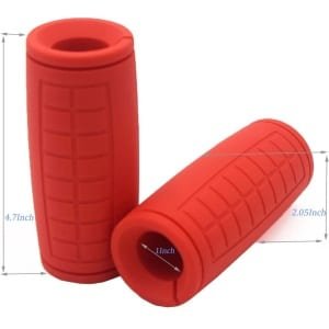 Dikke Grip Haltervergroters voor Fitness - Siliconen Handvatten voor Gewichtheffen en Krachttraining