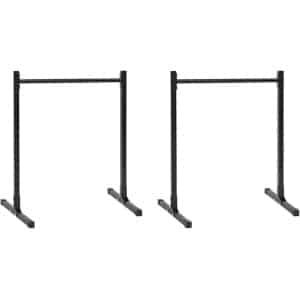 Dip Station - Krachttraining Station - Home Gym - In Hoogte Verstelbaar - 88.5-98.5 cm - Zwart