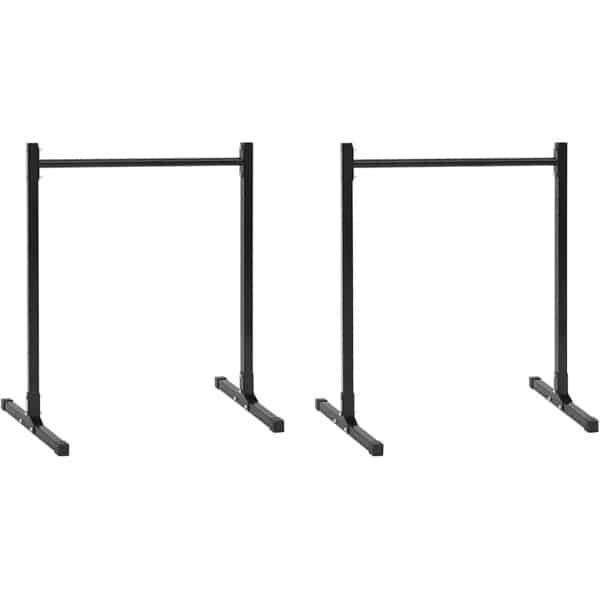 Dip Station - Krachttraining Station - Home Gym - In Hoogte Verstelbaar - 88.5-98.5 cm - Zwart