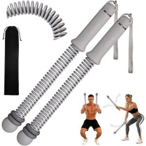 Draadloze trainingstouwen - verstelbaar - draagbaar - stil trainingsapparaat - thuis trainen - lichaam verstevigen - vet verbranden - cardio-training - sportschool