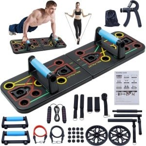 Draagbare 20-in-1 Push-Up Bord & Thuisfitness Set voor Krachttraining