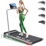 Draagbare Loopband met Handgreep voor Thuis - 3,2 pk, 5% Helling, Bluetooth Afstandsbediening