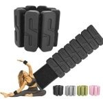Draagbare pols- en enkelgewichten - Verstelbare gewichten voor yoga, dans, pilates en cardio | Set van 2 (1 kg elk)