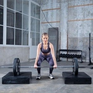 Drop Pad Set - Werppad Halterhouder - Krachttraining Dempen - Schokabsorberend Schuim - 75 x 60 x 15 cm - Zwart