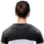 Dubbele Schoudersteun Bandage - Ademend Schouderbrace voor Warmte & Bescherming bij Outdoor Wandelen, Krachttraining en Sport
