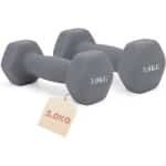 Dumbbell Set 1-5 kg Gietijzer Halters met Antislip Grip voor Thuisfitness en Krachttraining