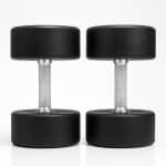 Dumbbell Set - Halter Set - Krachttraining Thuis - Duurzame PU Coating - 2kg tot 40kg - Zwart