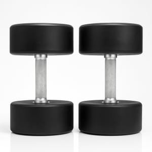 Dumbbell Set - Halter Set - Krachttraining Thuis - Duurzame PU Coating - 2kg tot 40kg - Zwart