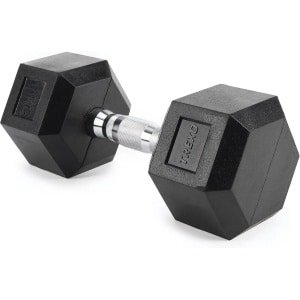 Dumbbells 12.5kg - 35kg Hexagon Rubber Gewichten voor Krachttraining Thuis