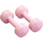 Dumbbells Handgewichten - Halter Paar - Krachttraining Thuis - Stabiel Ontwerp - 2100 Gram - Roze
