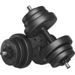 Dumbells set - Halter set - Dumbells 20 kg - Verstelbare dumbbells - Fitness gewichten - Fitness - Set 20KG (2x10KG) - Krachttraining Gewichten - Set voor Thuis Fitness