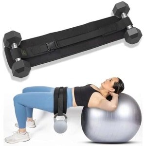 Duurzame Gewichthefriem voor Krachttraining - Antislip Hip Thrust Belt voor Thuis - Ideale Riem voor Bilspieroefeningen