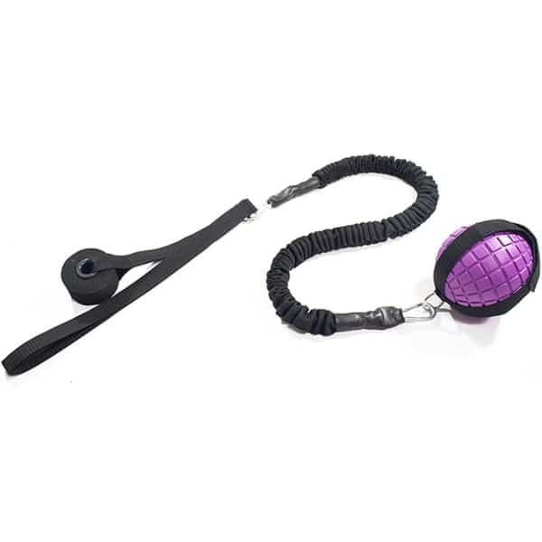 Dynamische Trainingsbal - Verzwaarde Bal - Krachttraining Thuis - Antislip Buitenkant - 20 Centimeter Breed - Zwart