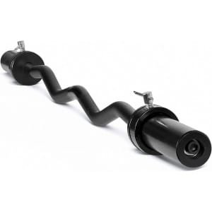 EZ Curl Olympische Stang voor Krachttraining - 119 cm Zwart