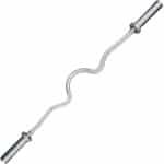 EZ Curl & W Stang voor Halterbanken - 120 cm Olympische Stang voor Krachttraining