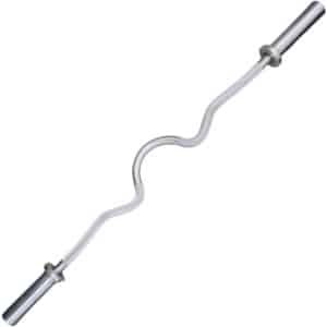 EZ Curl & W Stang voor Halterbanken - 120 cm Olympische Stang voor Krachttraining