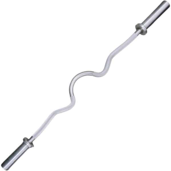 EZ Curl & W Stang voor Halterbanken - 120 cm Olympische Stang voor Krachttraining