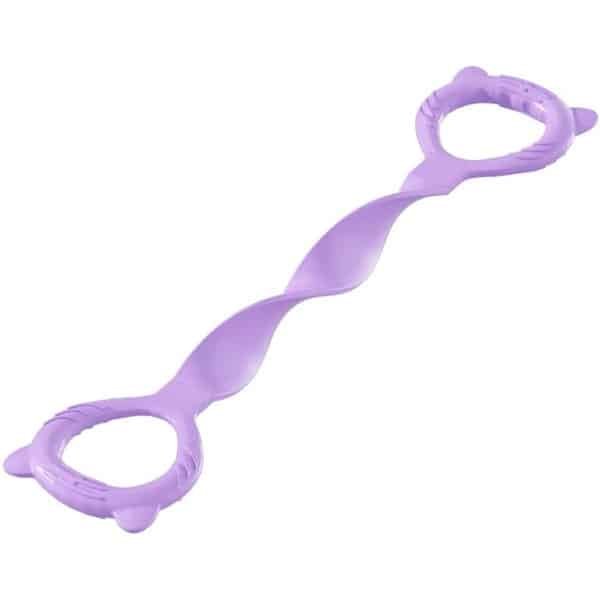 Elastische Banden - Kracht Oefenband - Krachttraining Thuis - Antislip Siliconen - 48 x 10.6 cm - Paars