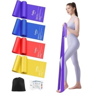 Elastische Banden voor Spieropbouw - 4 Stuks van 1,8 m - Ideaal voor Crossfit, Yoga en Pilates
