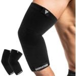 Elastische Elleboogbandages voor Compressie en Ondersteuning tijdens Fitness en Krachttraining - 1 Paar