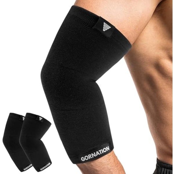 Elastische Elleboogbandages voor Compressie en Ondersteuning tijdens Fitness en Krachttraining - 1 Paar