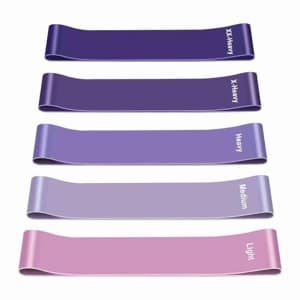 Elastische Fitnessbanden voor Krachttraining en Yoga - 5 Niveaus Weerstand
