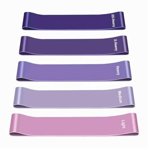 Elastische Fitnessbanden voor Krachttraining en Yoga - 5 Niveaus Weerstand