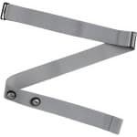 Elastische Hartslagband - Verstelbare Borstband - Cardio Training - Universele Compatibiliteit - 70-105 cm - Zwart