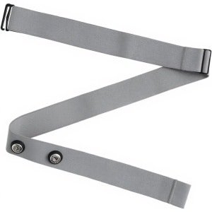 Elastische Hartslagband - Verstelbare Borstband - Cardio Training - Universele Compatibiliteit - 70-105 cm - Zwart
