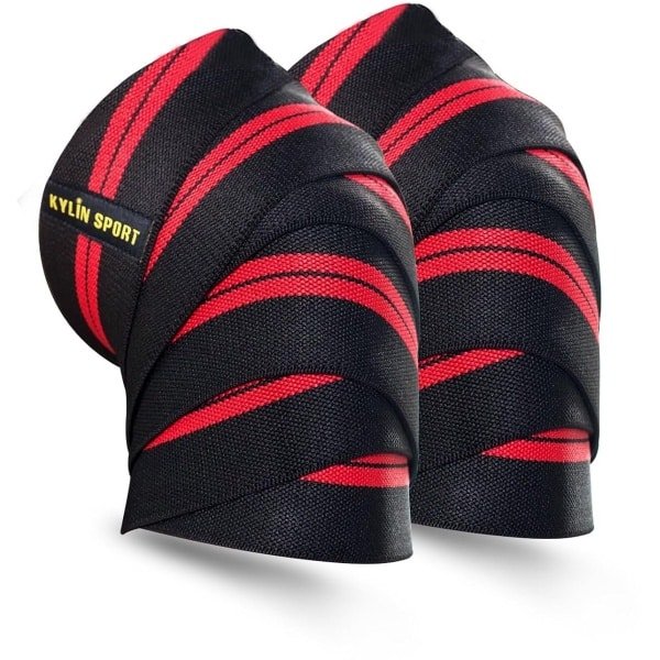 Elastische Kniebanden voor Compressie en Ondersteuning tijdens Fitness en Krachttraining